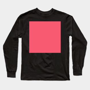 Peach Pink Long Sleeve T-Shirt